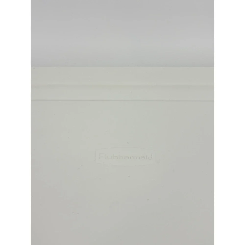 Vintage Rubbermaid Keepers 0286 Snap Storage Container Box Clear Box White Lid